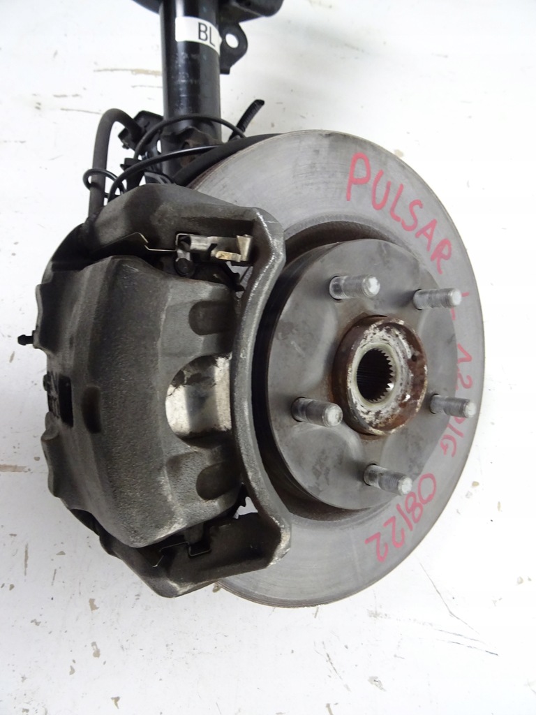 фото №16, Nissan pulsar 1.2 dig амортизатор поворотний кулак ліва амортизаторна стійка 2014-2018