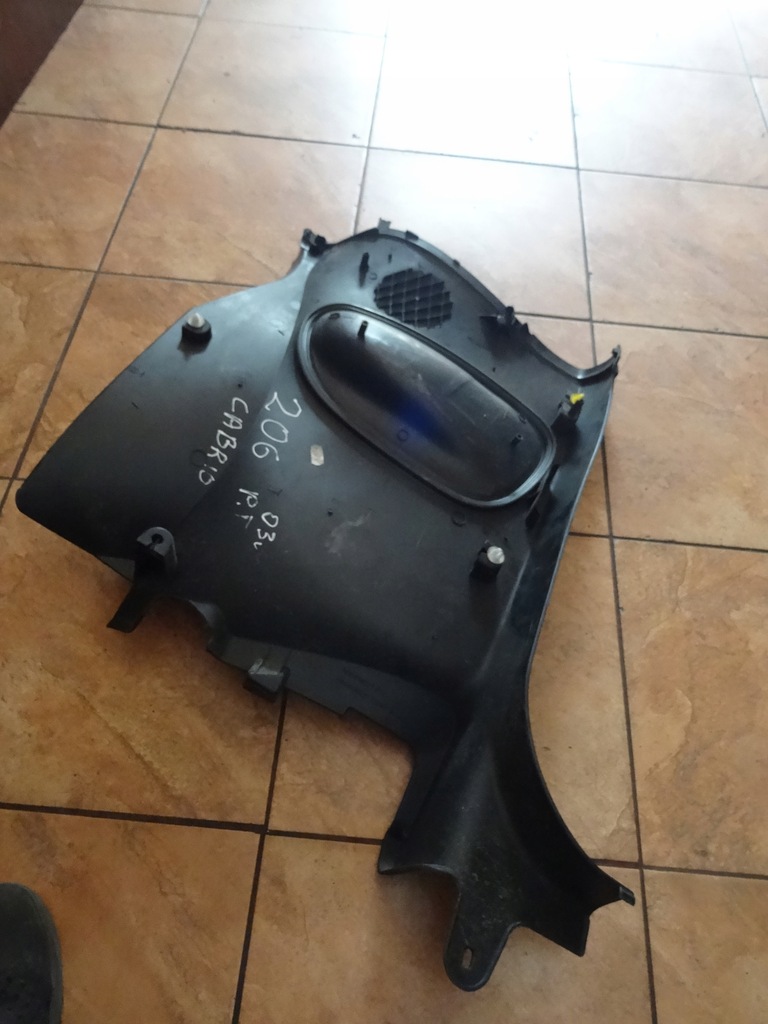 фото №5, Peugeot 206 2.0b 03' cabrio обшивка оббивка задня