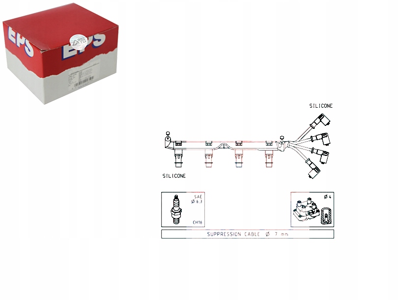 фото №3, Набор трубопровод зажигания eps 1.499.049