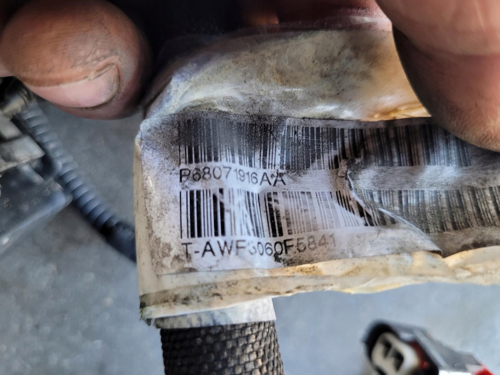 фото №5, Жгут шланг электропроводка поперечина передний dodge ram 4 iv 1500 5.7 v8 hemi