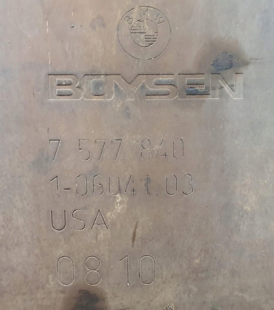 фото №7, Гаситель конечный выхлоп bmw x6 e71 4.4 v8 7577840