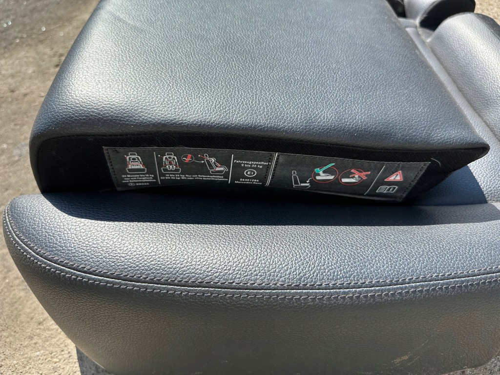 фото №6, Mercedes b klasa w246 заднее сиденье задняя задняя с isofix dla dzieci