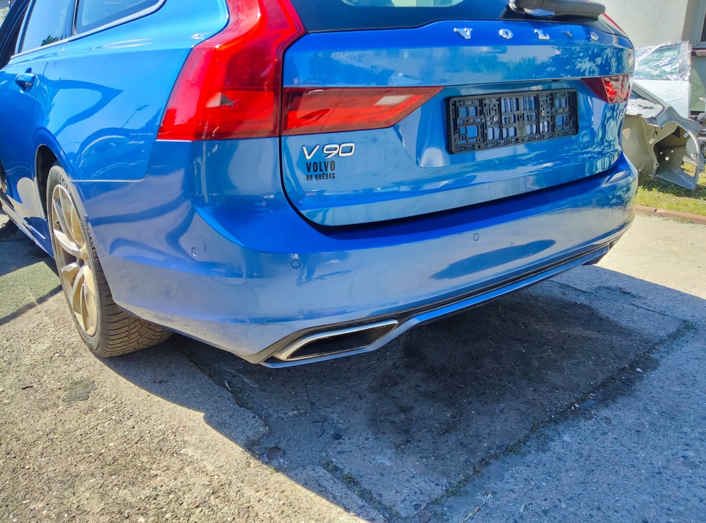 фото №1, Volvo v90 ii kombi 2019r бампер задняя задний pdc r-design