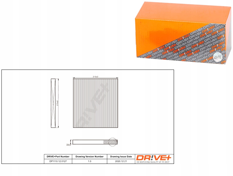 фото №1, Фильтр кабины iveco daily vi 14- standar d drive+