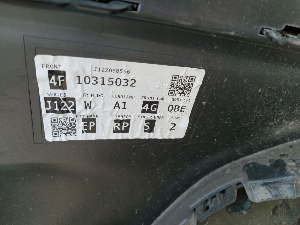 Nissan qashqai j12 3 рестайлинг  бампер передок  комплект qbeg Доставка