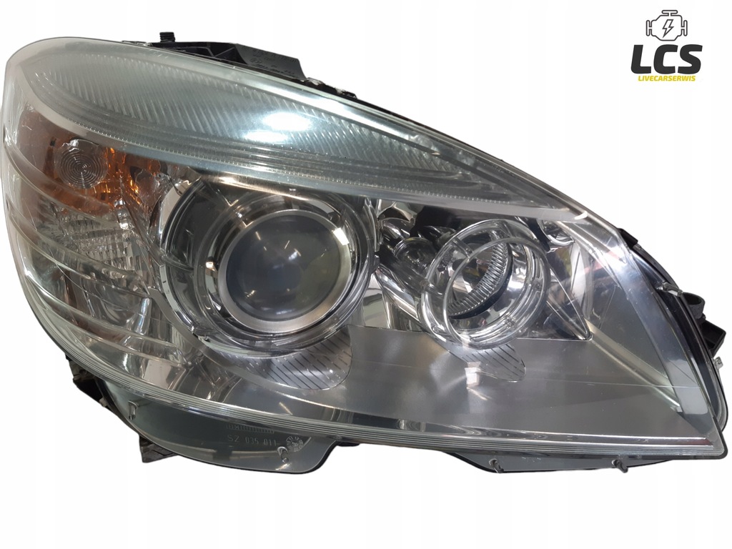 фото №11, Лампа правая правый перед ксенон mercedes w204 uk/eu a2048203261 a2048203285