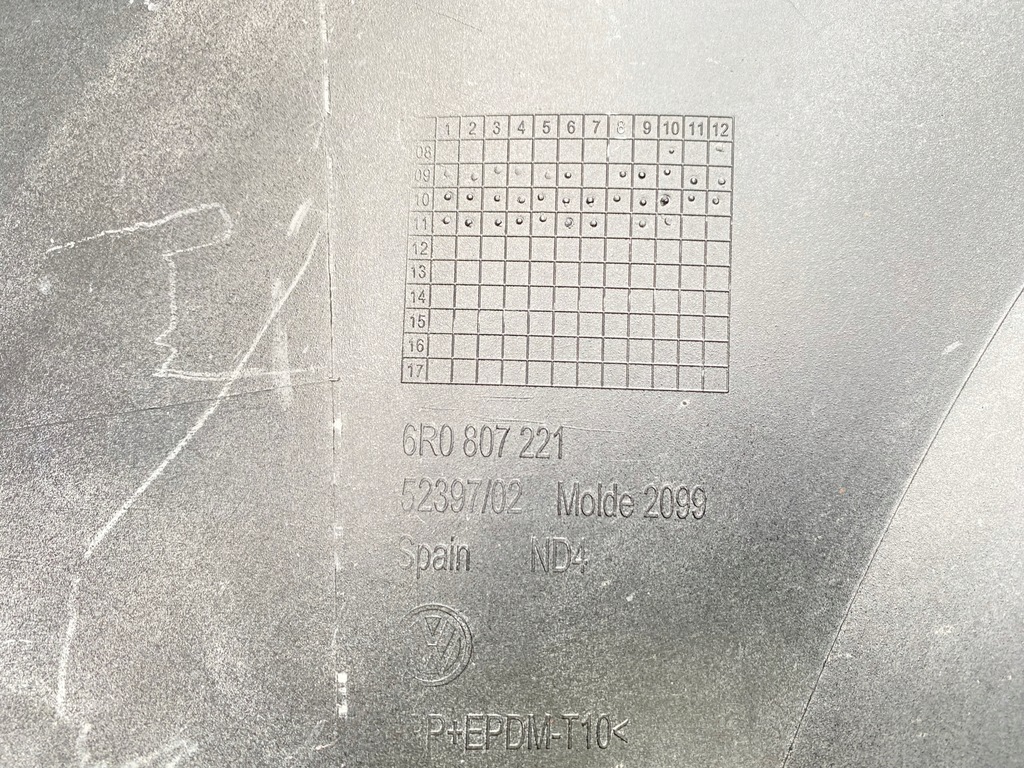 фото №16, Бампер перед передній vw polo 5 v 6r0 2008-2014