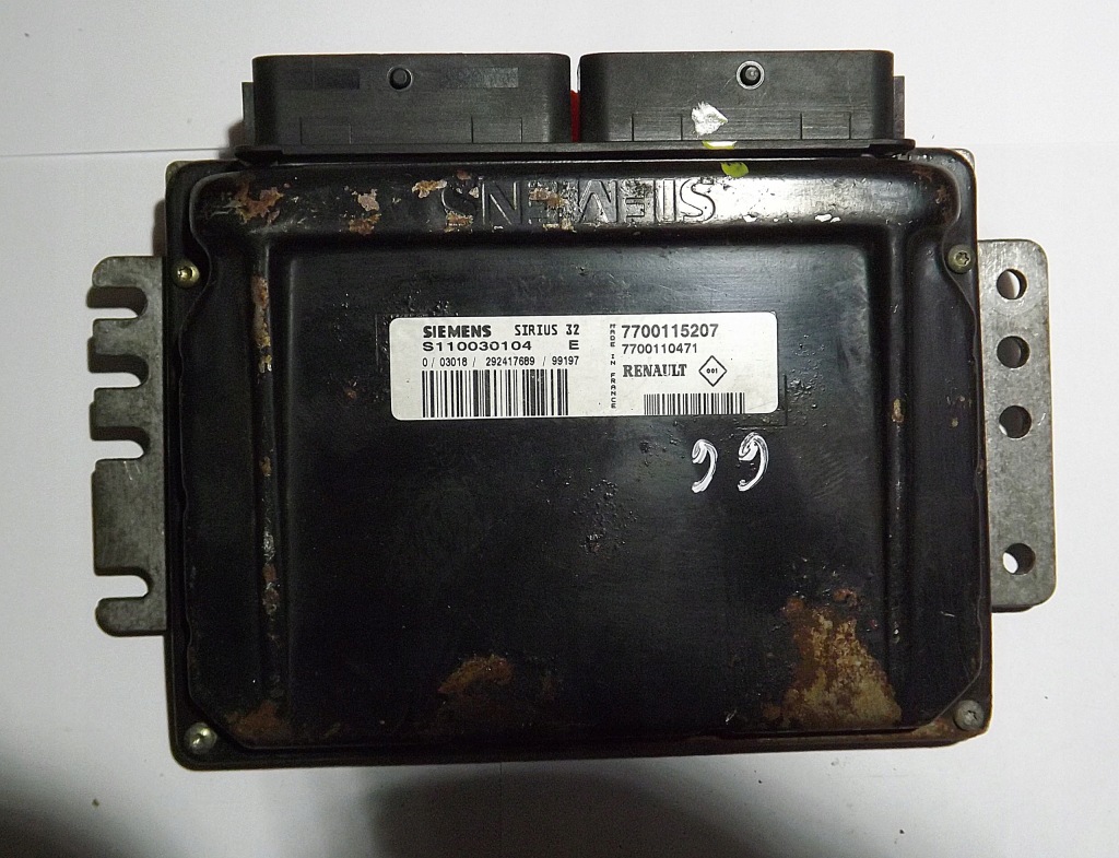 фото №1, Блок управления бортовой компьютер renault s110030104e 7700115207