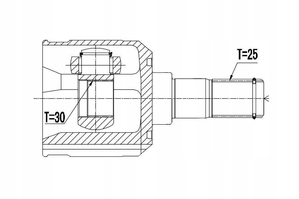 фото №2, Шарнір внутрішній hyundai matrix 1.6 01-