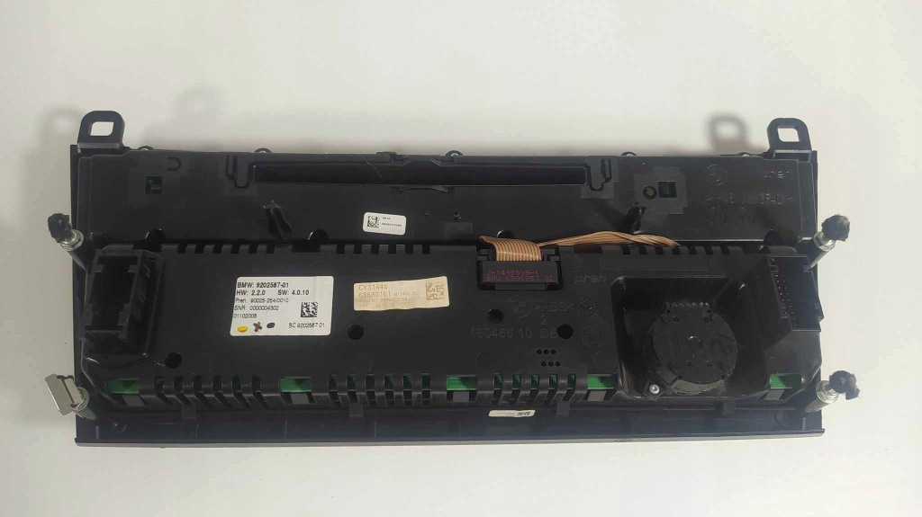 фото №1, Bmw 7 f01 f02 панель радио кондиционера обдув 9202587 eu