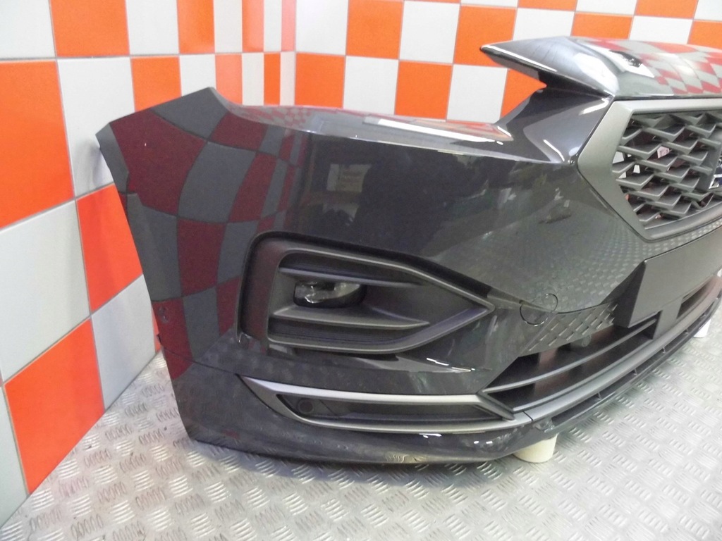 фото №9, Бампер перед решітка радіатора 6pdc версія pod радар колір li7f seat tarraco 2019+