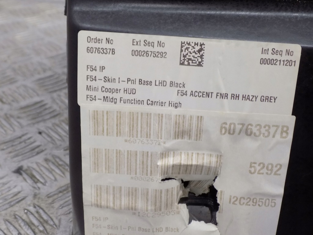 фото №7, Mini f54 clubman приборная панель консоль оригинал head up