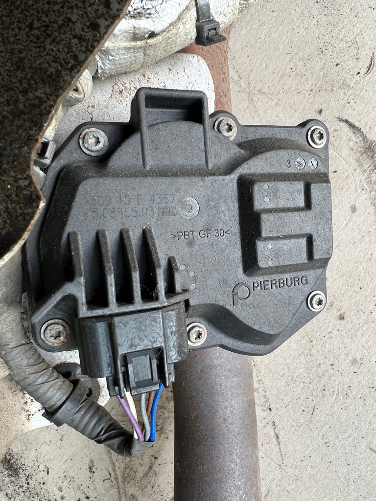 фото №4, Nissan juke f15 1.5 dci дроссельная заслонка выхлоп труба