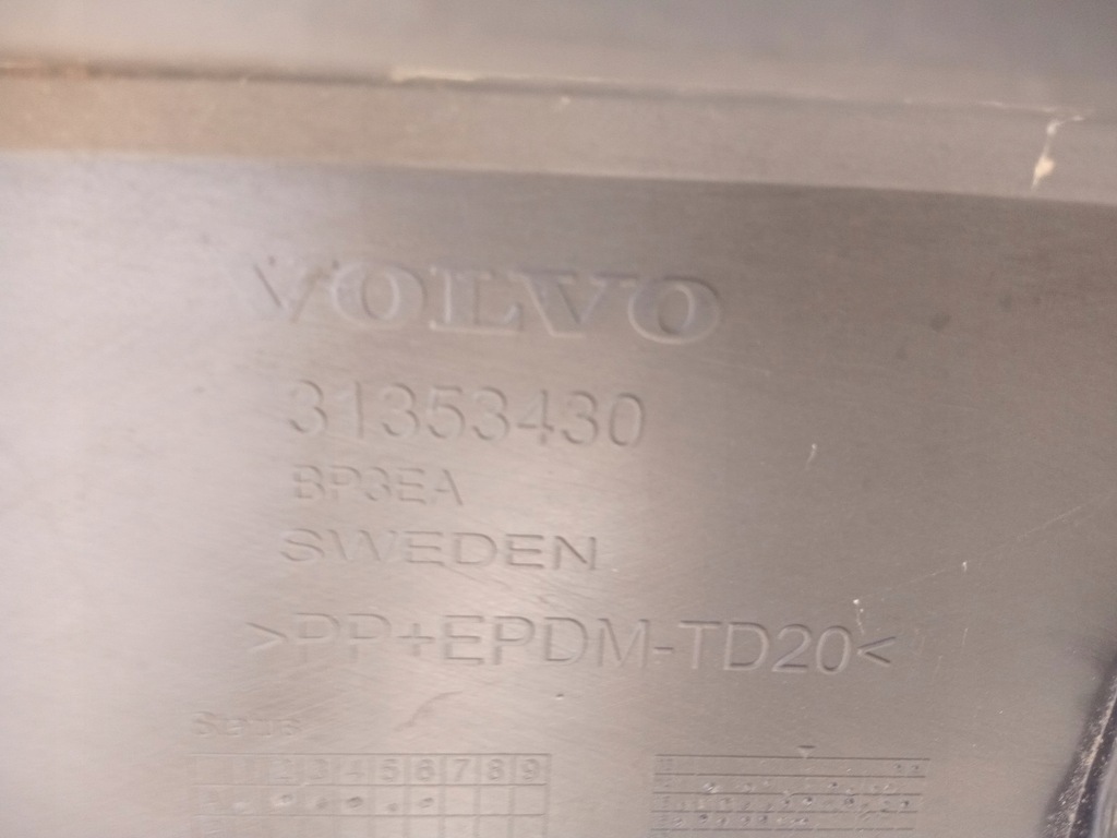 фото №8, Спойлер накладка бампер задня pdc volvo xc90 ii