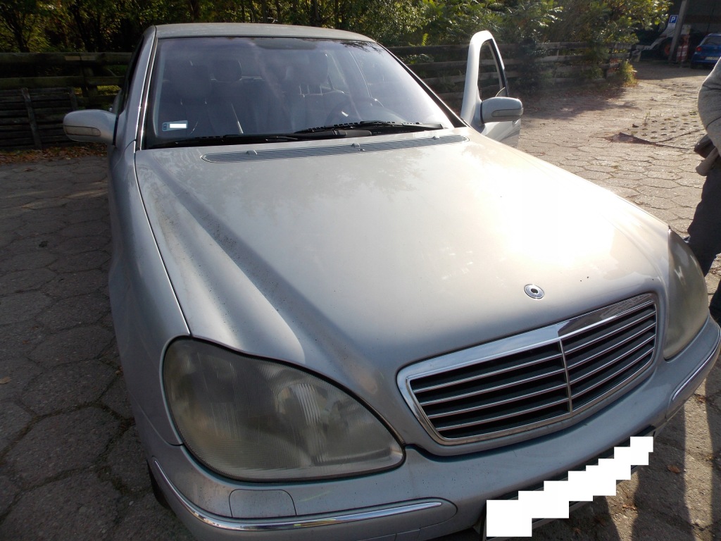 фото №1, Капот передняя mercedes w220 s-klasa серебристая 347