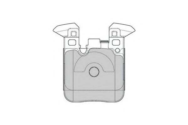 фото №1, Ferodo fdb4663 набор тормозных колодок тормозных, тормоза дисковые