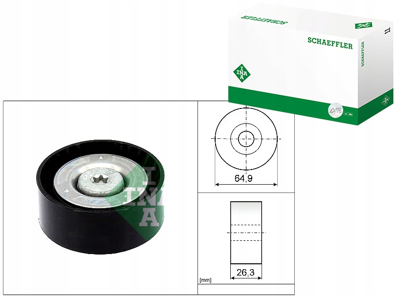 фото №1, Ролик напрямна ремінь клиновий mercedes cls c218 cls shooting brake