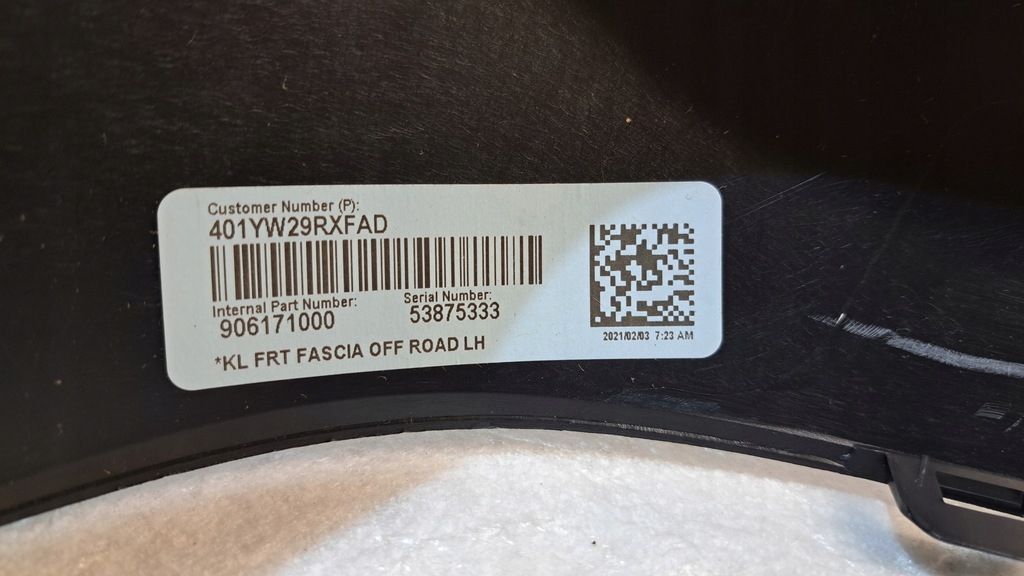 фото №7, Jeep cherokee trailkhawk молдинг бампера передний