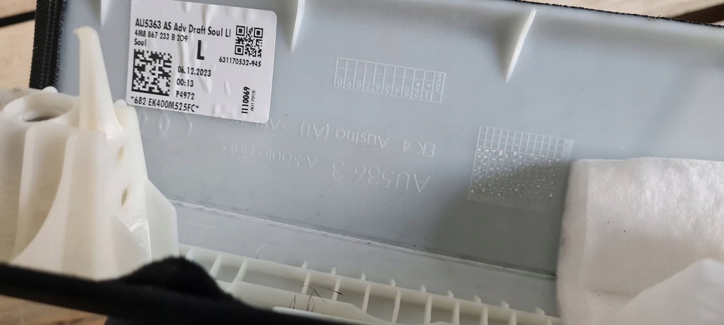 фото №16, Sq8 4m rsq8 q8 захист стійка скло ліва sline czarna стельовий 4m8867233b