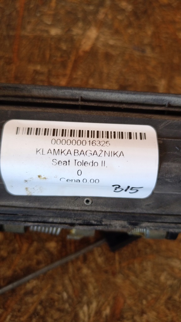 фото №4, Seat toledo ii ручка крышки багажника задняя