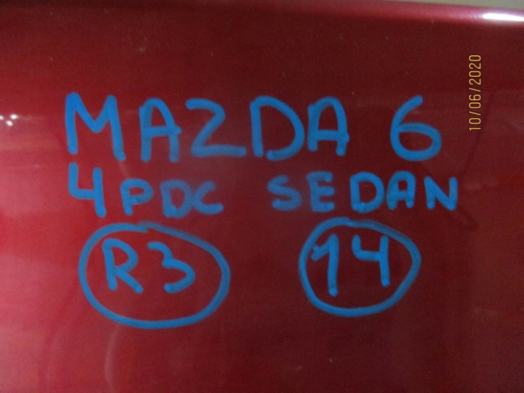 фото №6, Бампер mazda 6 16r sedan 4x pdc задняя задний