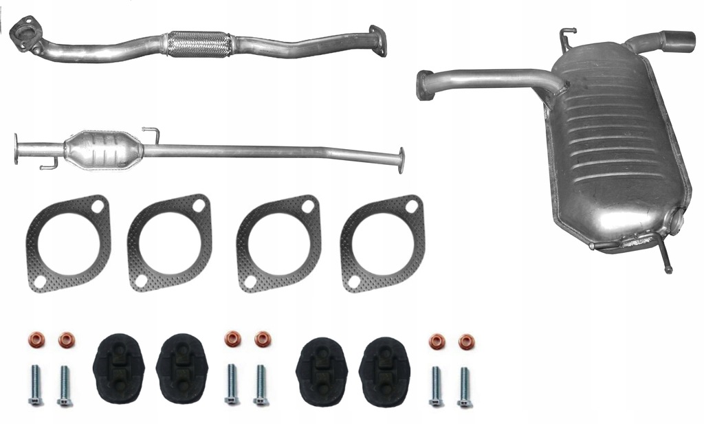 фото №1, Kia sportage 2.0 2004 - гасник кінцевий середній труба