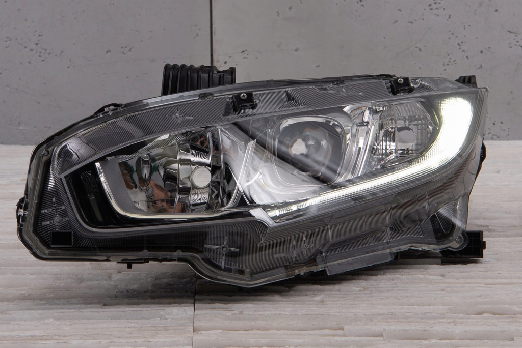 фото №14, Honda civic x 2016-2019 sedan лампа передняя led левая 33150tbaa01