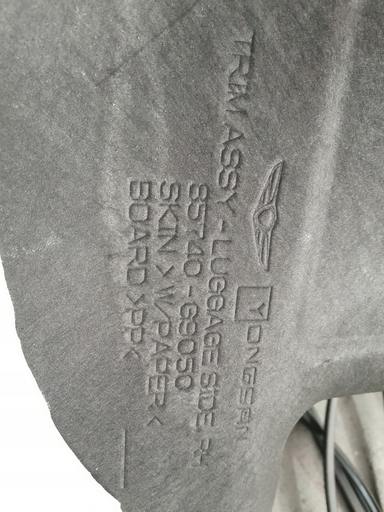 фото №12, Hyundai genesis g70 2019r обивка обшивка багажника прокладка обшивка