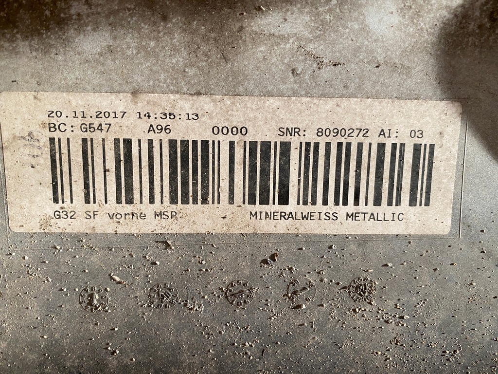 фото №10, Bmw 6 gt g32 m набор бампер перед передний