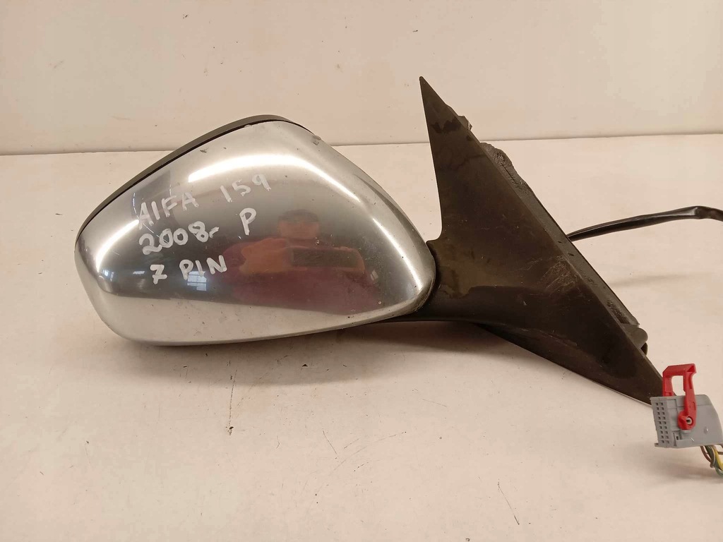 фото №1, Дзеркало праве двері alfa romeo 159 7 pin хром