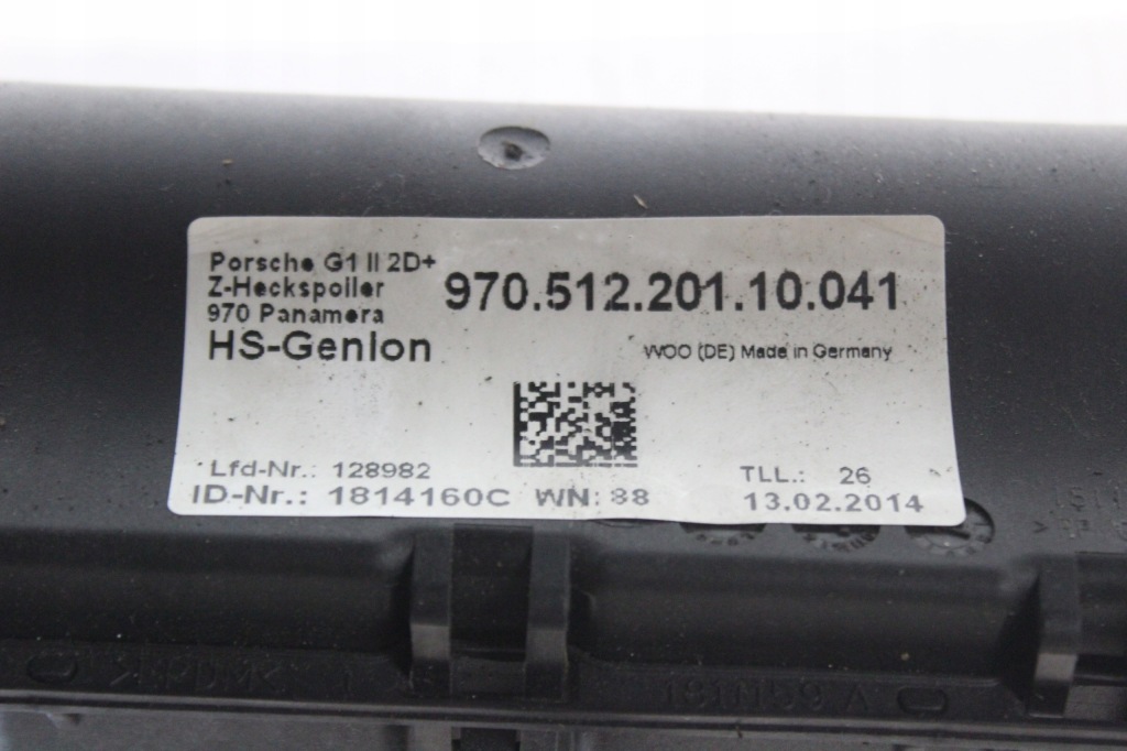 фото №10, Спойлер кришки спойлер porsche panamera 970 gts turbo lift 97051220110