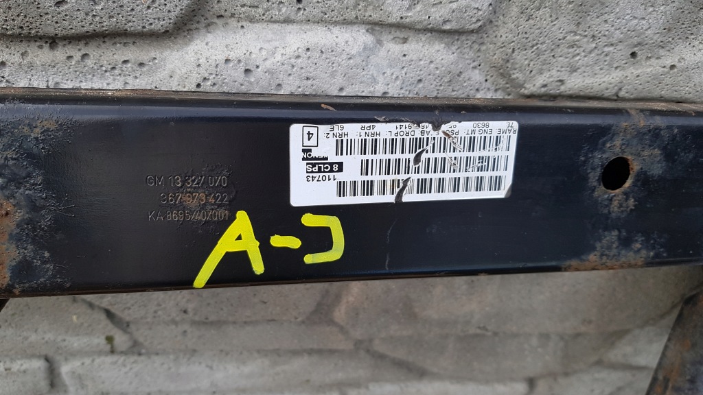 фото №6, Opel astra j iv 4 zafira c подрамник подрамник подрамник