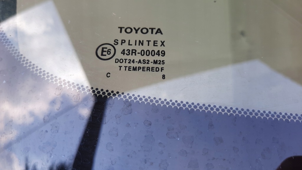 фото №3, Скло задня toyota yaris 98r