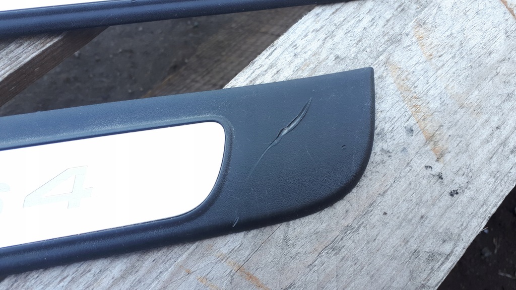 фото №5, S4 b8 lift a4 накладки пороговые sline na пороги