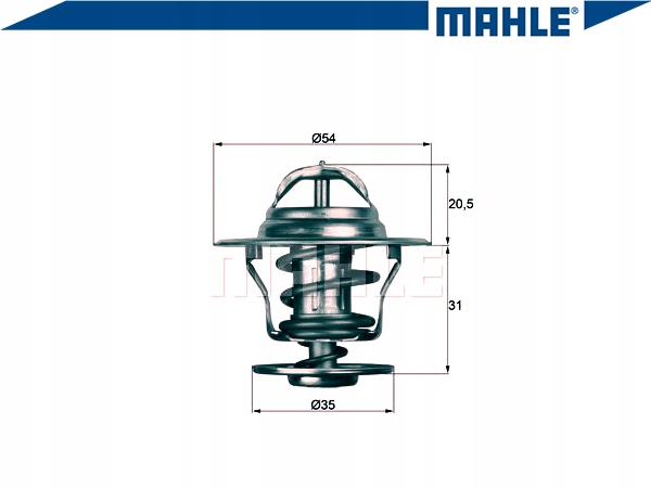 фото №3, Mahle термостат volvo 92c