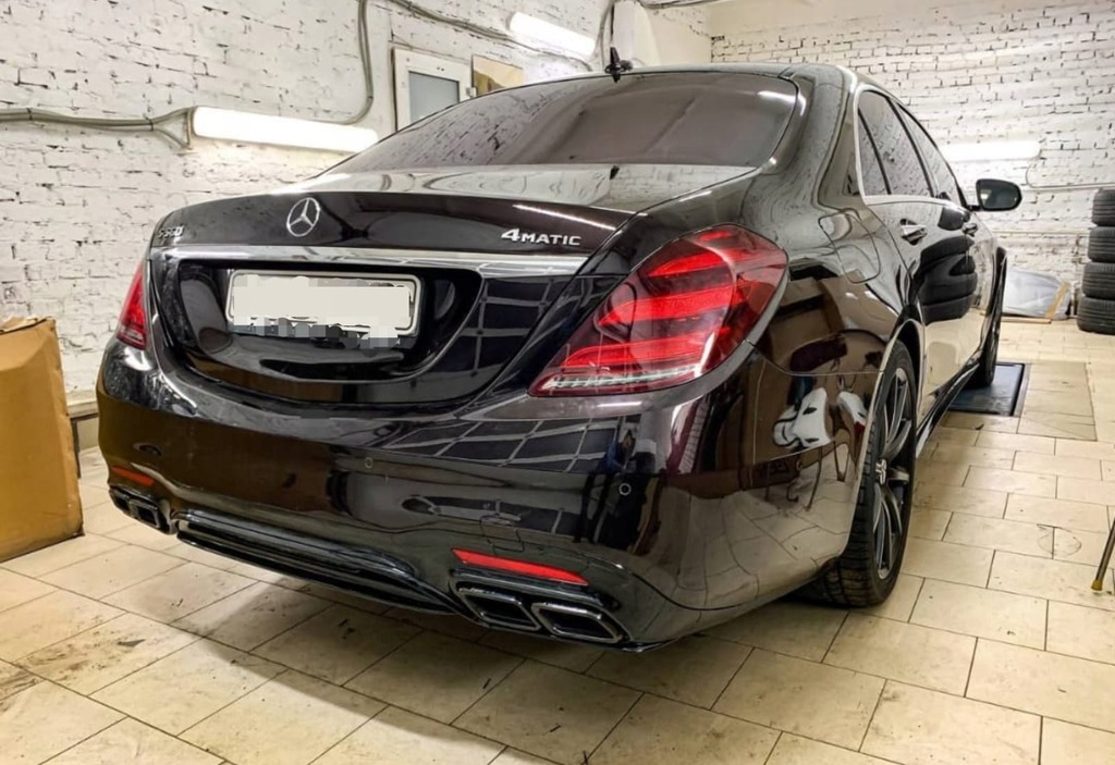 фото №11, Mercedes benz w222 s63 amg bodykit бамперы + лампы + пороги