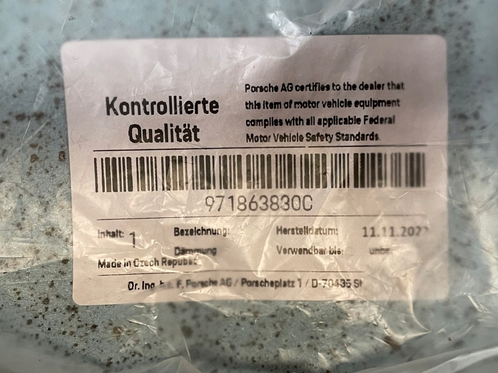 фото №10, Porsche panamera 971 захист теплова 971863830