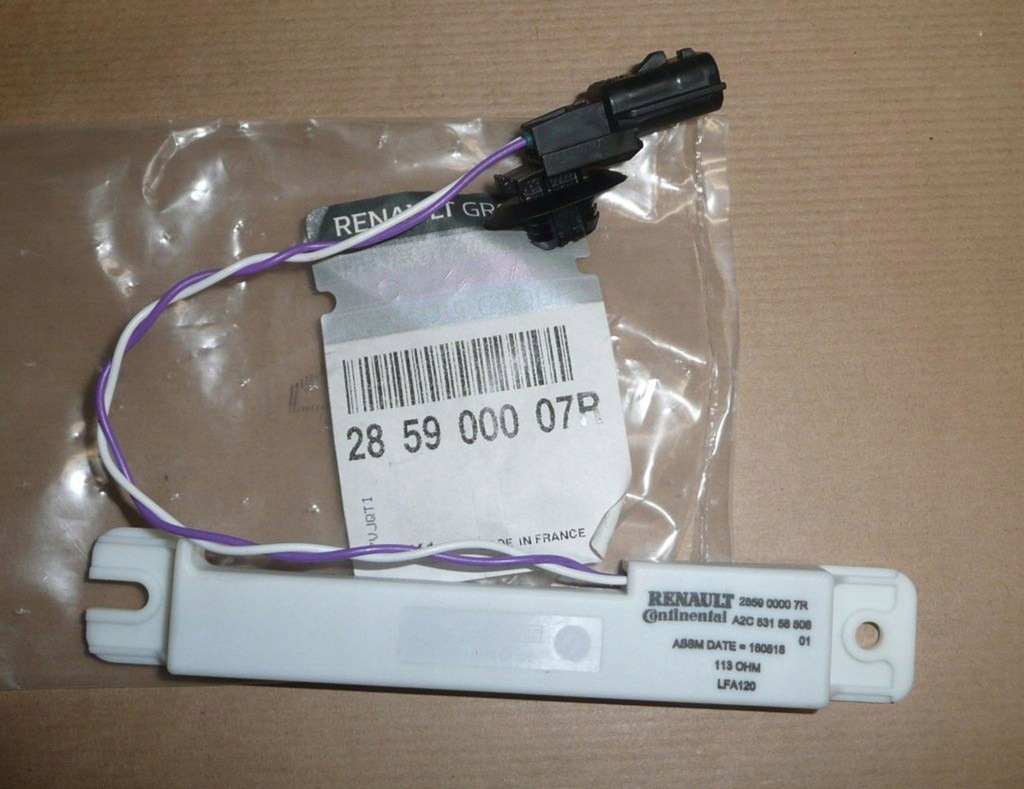 фото №1, Renault zoe антенна внутренняя 2020 хэтчбек 4/5dr 285900007r a2c53158506