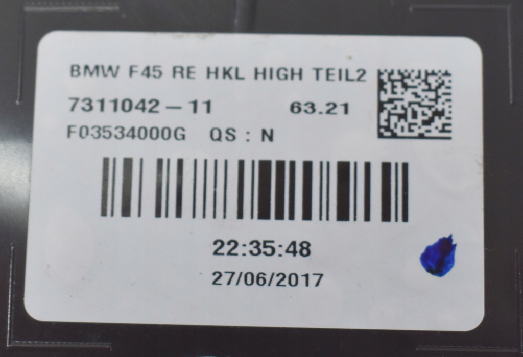 фото №9, Bmw 2 f45 лампа правая задняя задняя w крышка org eu