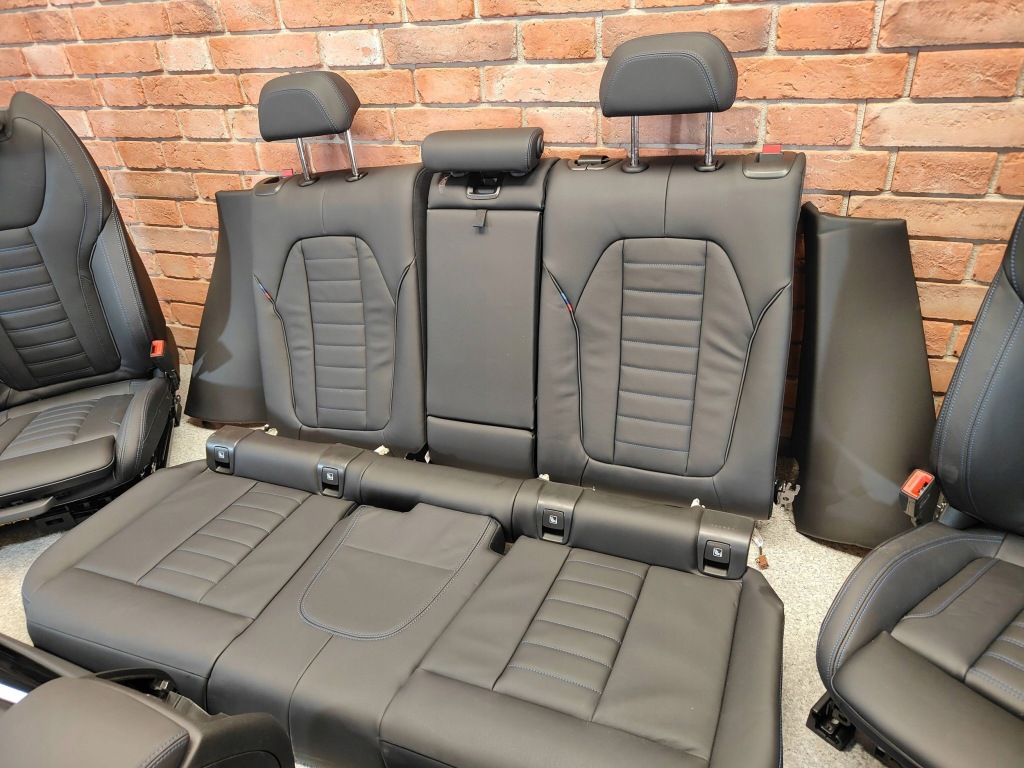 Bmw x3 g01 lci обивка сиденья заднее сиденье m набор подогрев память кожа nowe с Разборки