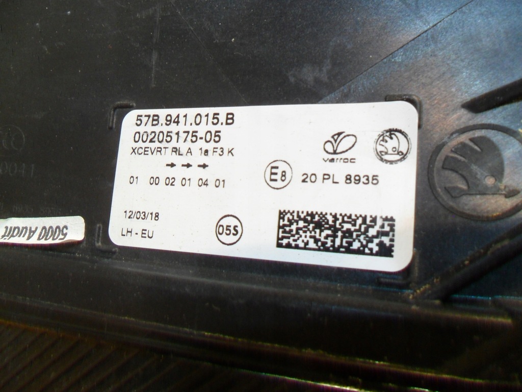 фото №9, Skoda karoq 57b лампа фара левая перед led