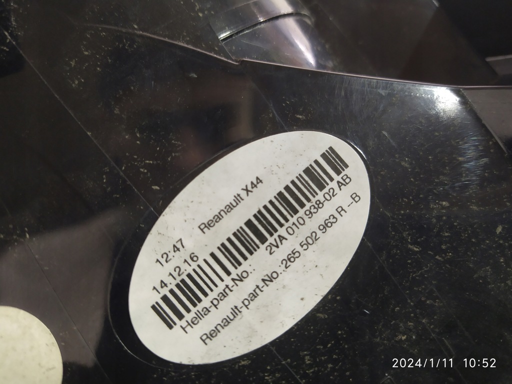 фото №12, Лампа правая задняя twingo ii lift 2011-2015 265502963r