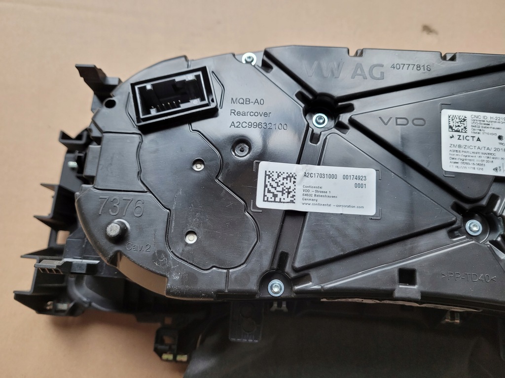 фото №10, Счетчик приборы vw volkswagen polo 2g 2g0920740c