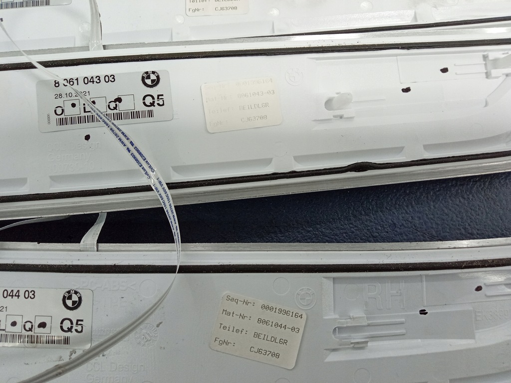 фото №8, Bmw 7 g11 накладки декоративні поріг m набір led kpl