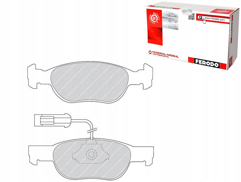 фото №1, Гальмівні колодки гальмівні ferodo 71752982 9947600 9947629 9