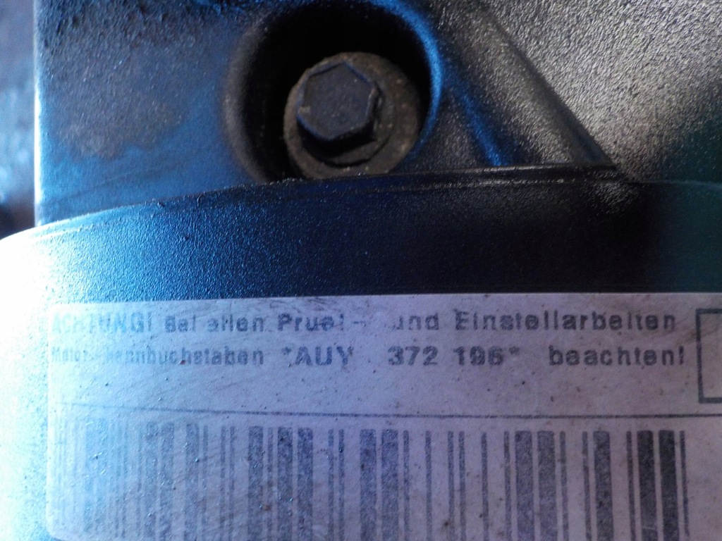 фото №9, Ford galaxy 2001r 1.9 tdi 115km блок двигателя двигатель auy