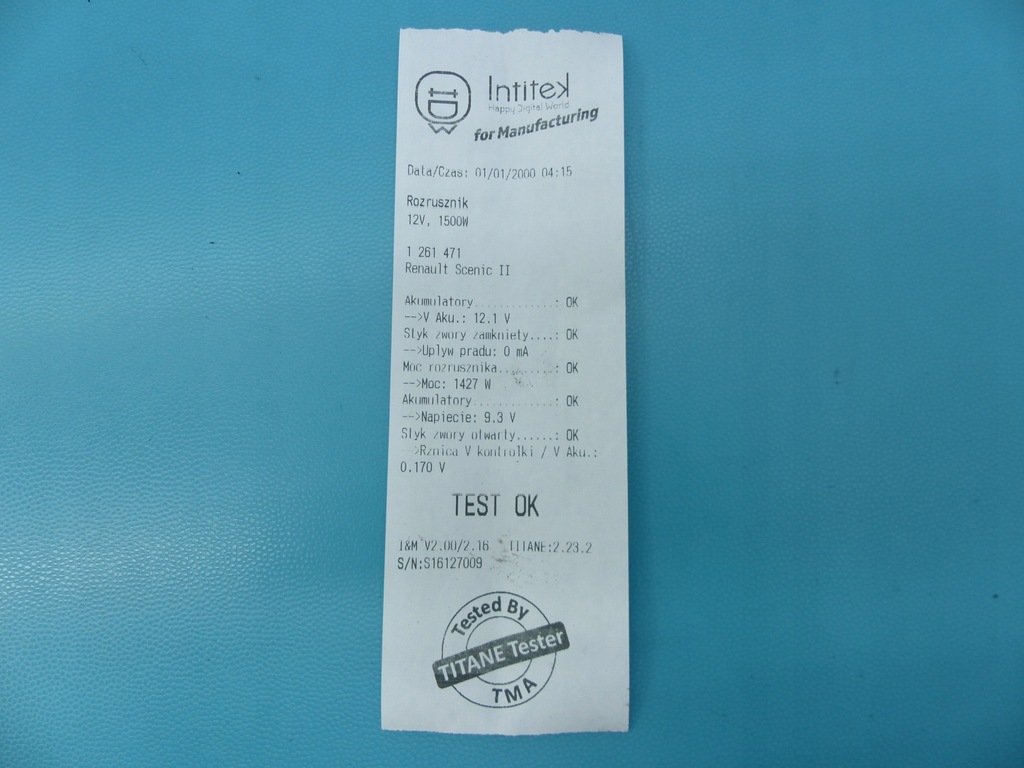 фото №5, Test стартер renault scenic ii