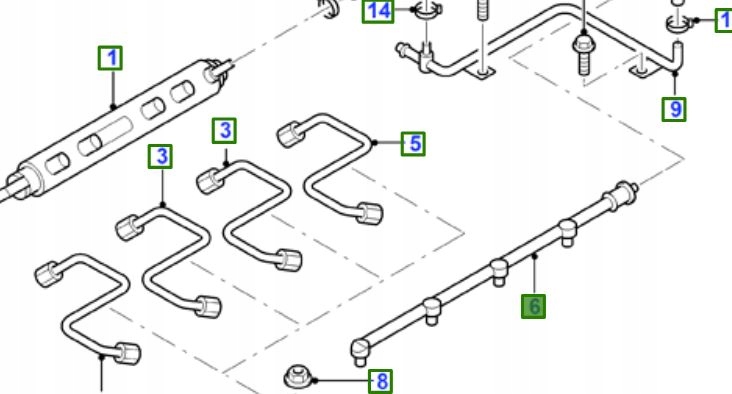 фото №1, Шланг сливной ford ranger mk3 оригинальный номер 1449270