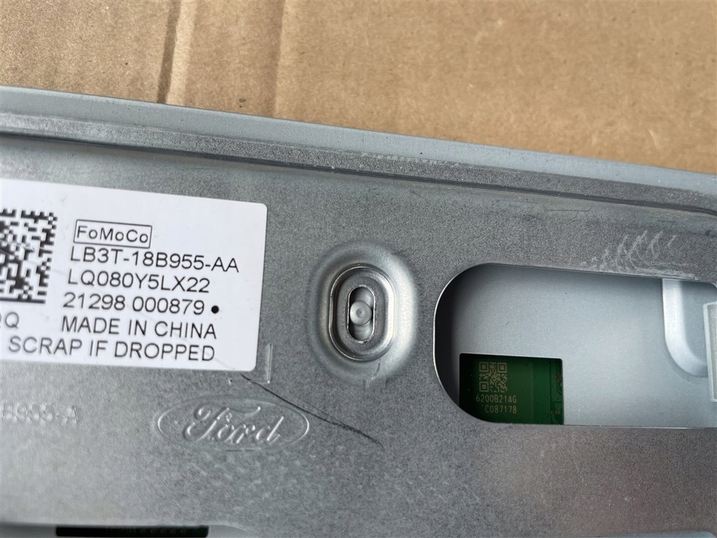 фото №5, Экран дисплей радио навигации navi ford ranger 3 4 iii iv 18-23