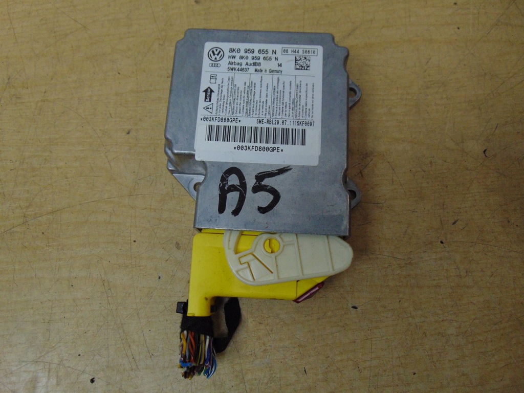 фото №1, Датчик модуль подушек подушка безопасности audi a5 lift 8k0959655n